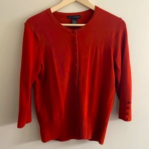 Burnt Orange Cardigan